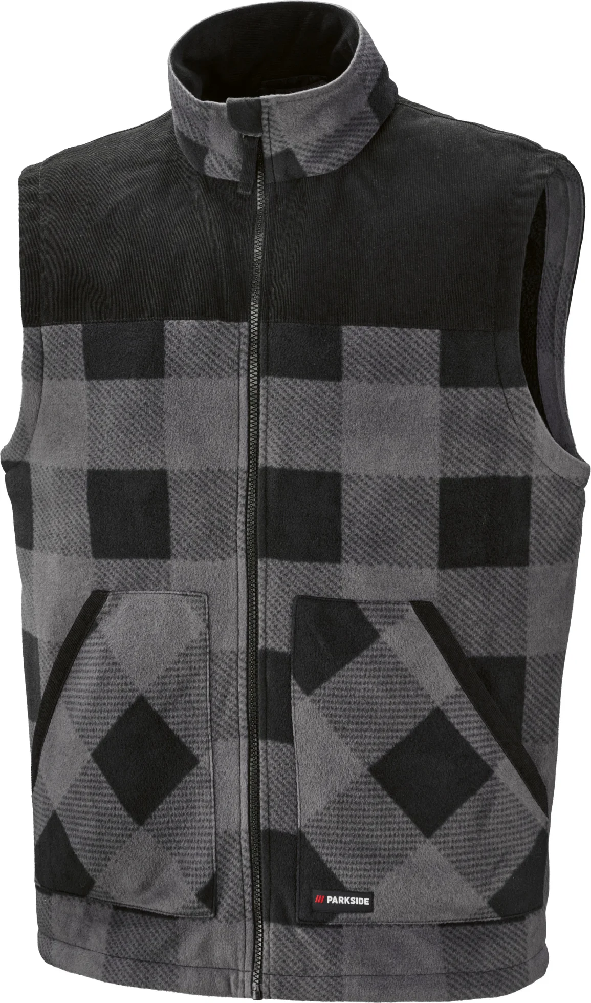 PARKSIDE Heren fleecevest (Grijs, XXL)