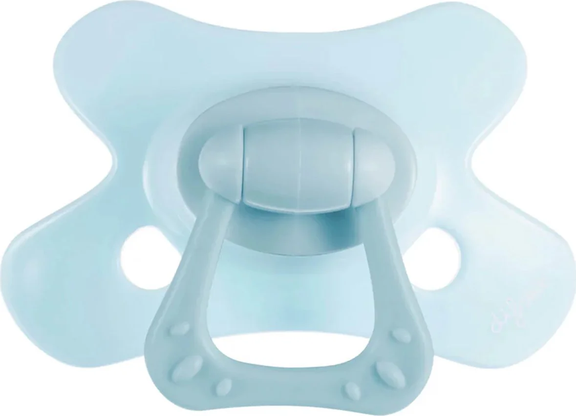 Difrax Dental Fopspeen Light Blue 12M+