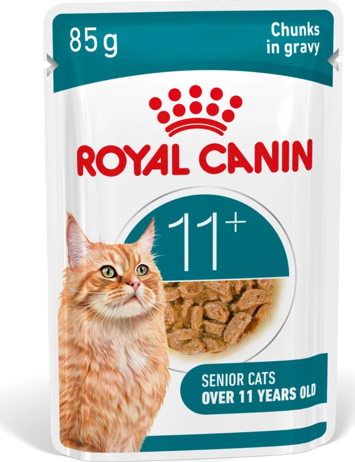 12x Royal Canin Kattenvoer Nat Gravy Ageing 11+ 85 gr
