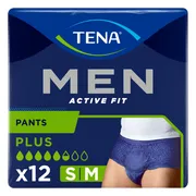 TENA Men Active Fit Plus Slips S/M 12ST