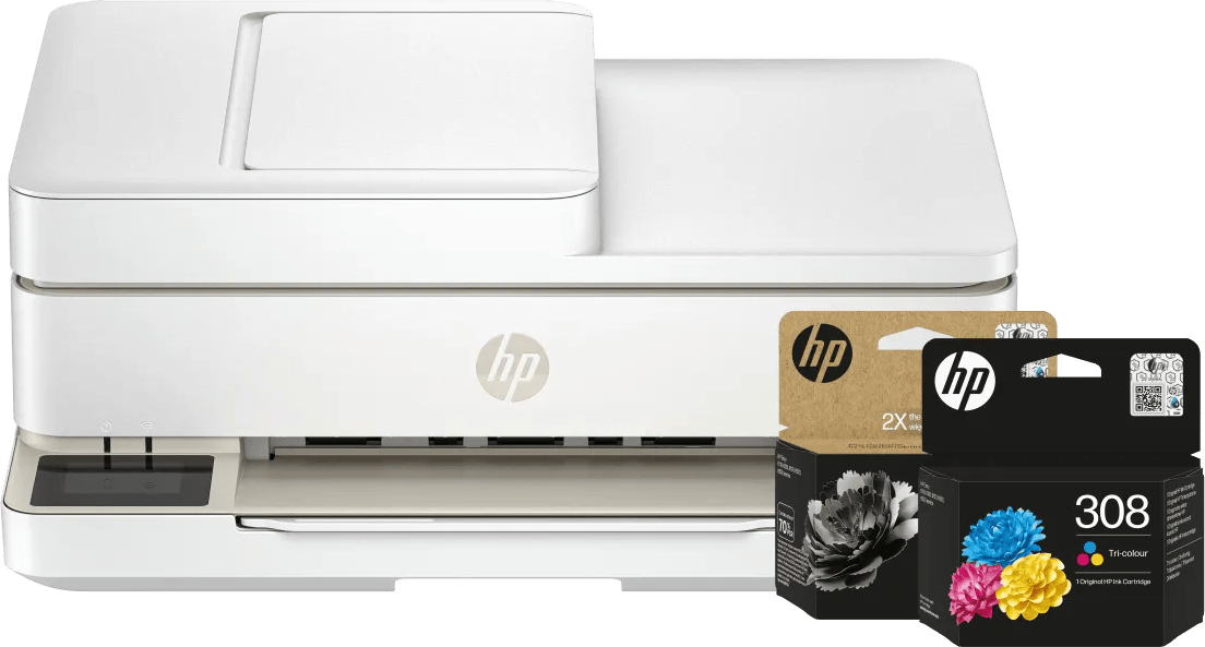 HP ENVY 6520e + 1 extra zwarte XL + 1 kleuren cartridge