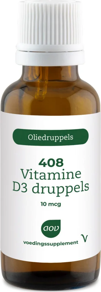 2x AOV 408 Vitamine D3 druppels 25 ml