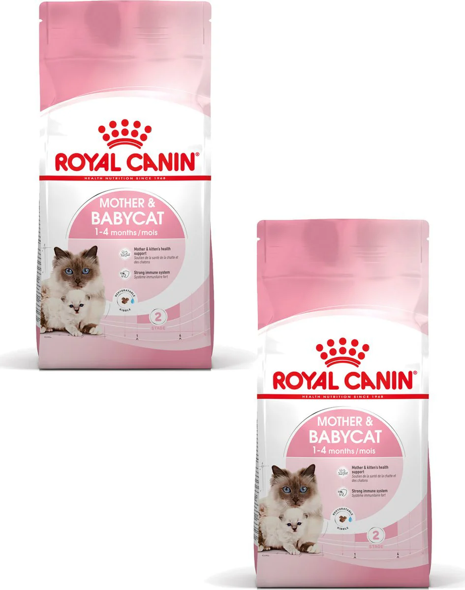 2x Royal Canin Mother & Babycat Kattenvoer 4 kg