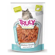 20x Truly Cat Snacks Anti-Haarbal met Kip 50 gr