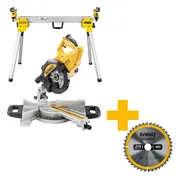DeWALT DWS773SET Afkort-/Verstekzaag 216mm 1300W + DE7033 Onderstel
