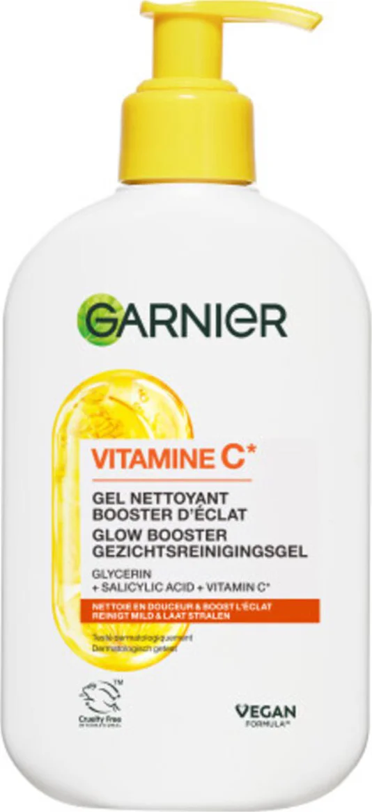 Garnier SkinActive Vitamine C Glow Booster Gezichtsreiningsgel 250 ml