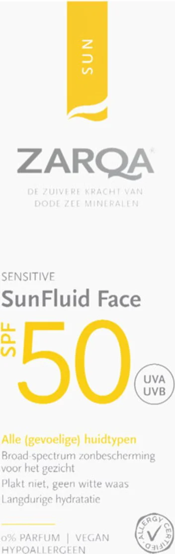 6x Zarqa Sun SunFluid Face SPF 50 50 ml