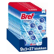 9x Bref Toiletblok Active Blue Ocean 3 stuks