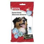 12x Beaphar Dental Sticks voor Honden M - L 7 stuks