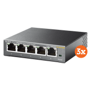 TP-Link TL-SG105E 3-Pack