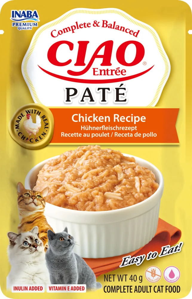 Ciao Kattenvoer Nat Entrée Paté Chicken 40 gr
