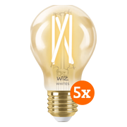 WiZ Smart Filament lamp Standaard Goud 5-pack - Warm tot Koelwit Licht - E27