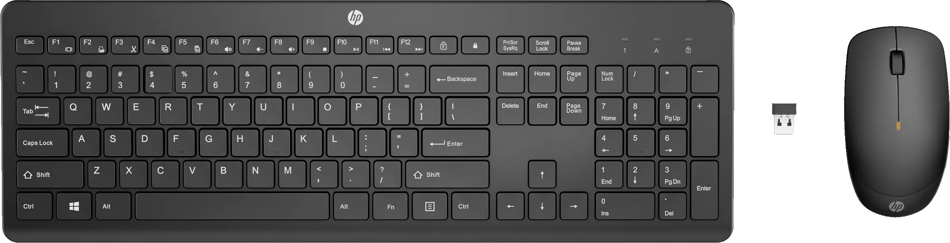 HP 230 Draadloze Toetsenbord en Muis QWERTY
