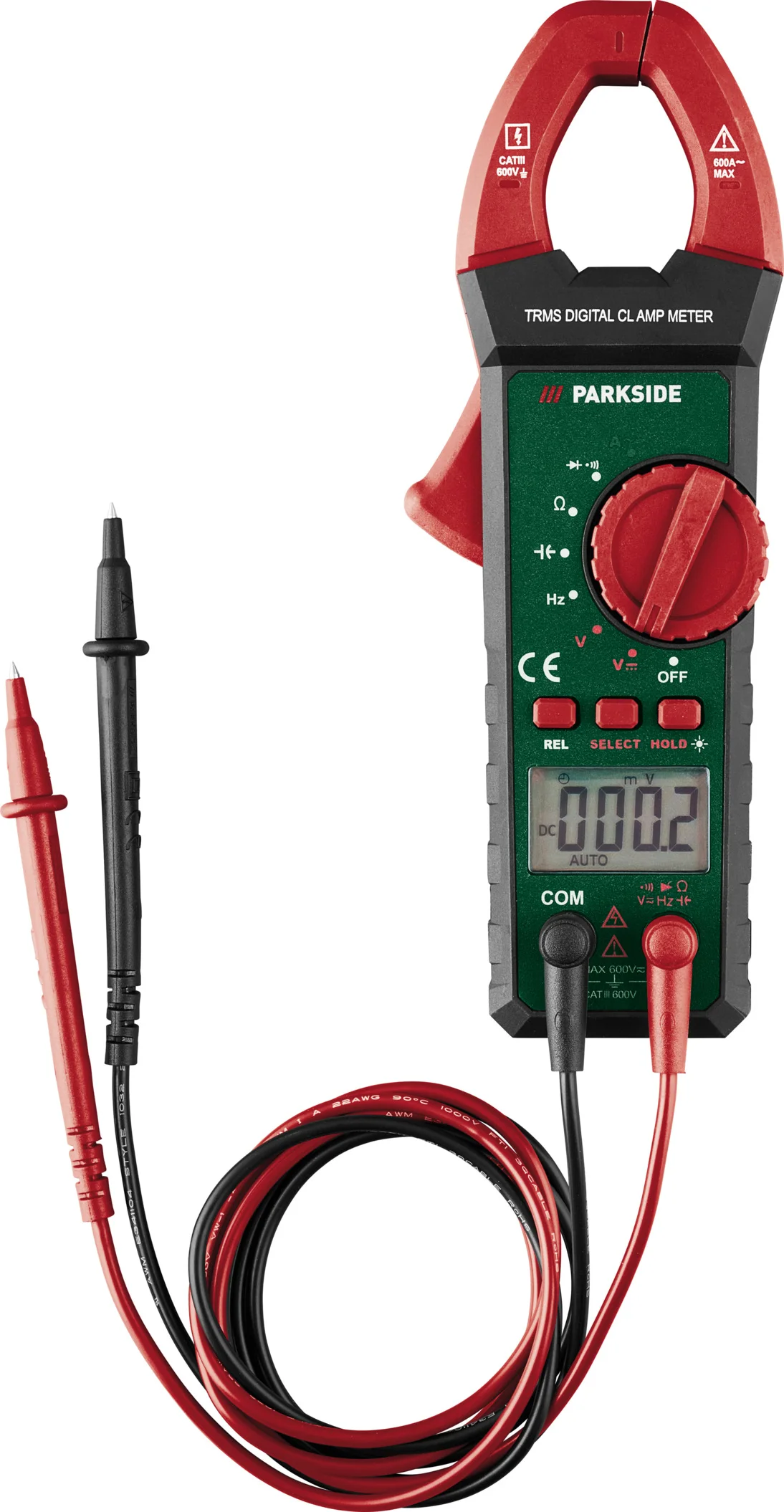 PARKSIDE Tang- of stiftmultimeter (Stroomtang)