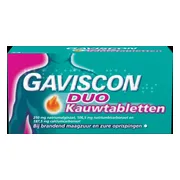 Gaviscon Duo Kauwtabletten 24st 24TB