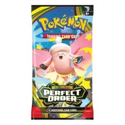 Pokemon TCG Mega Evolution Perfect Order Booster – 10 kaarten per pakje