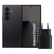 Samsung Galaxy Z Fold 7 256GB Zwart 5G + Samsung Oplader 25 Watt Zwart