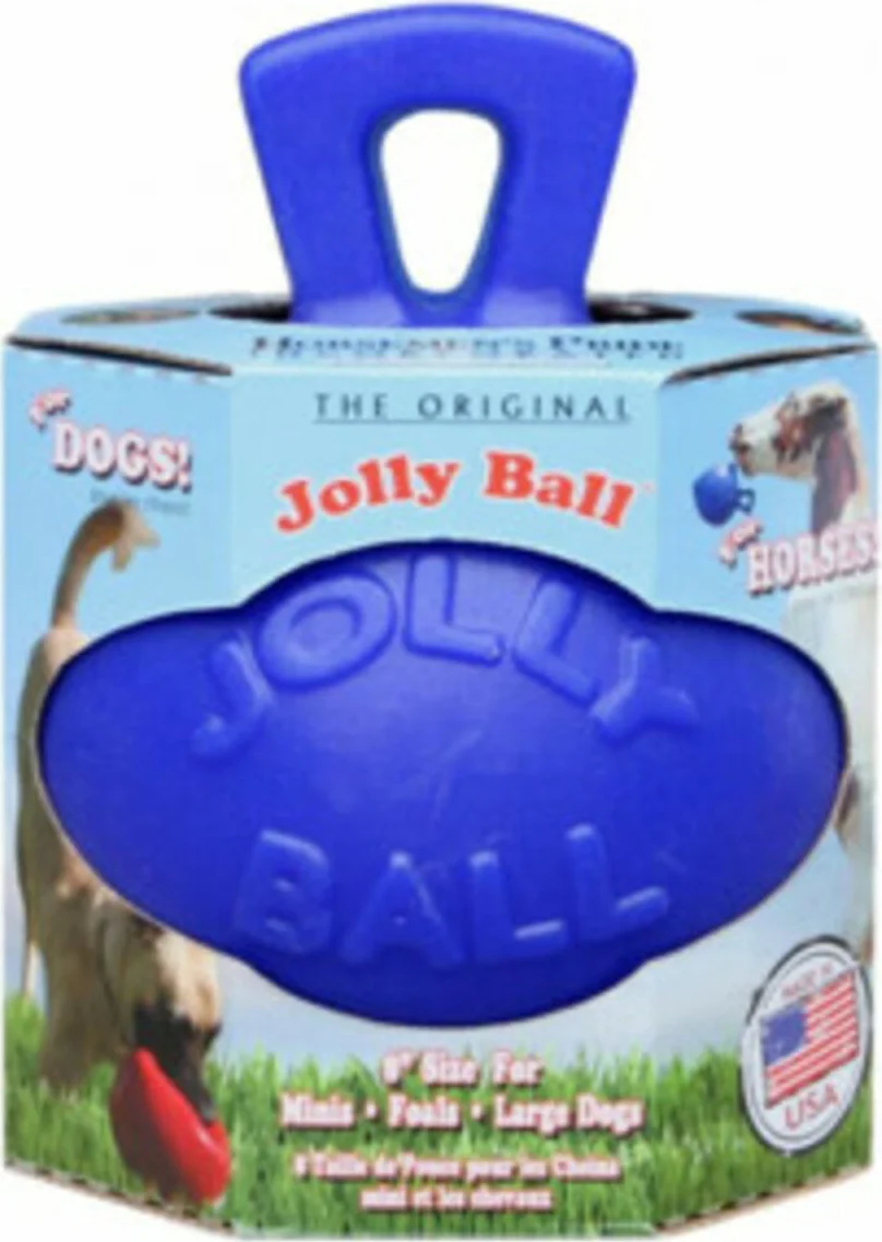 Jolly Pets Ball Hond en Paard Blauw 20 cm