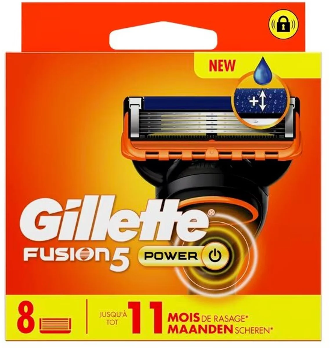 Gillette Fusion 5 Power Scheermesjes 8ST