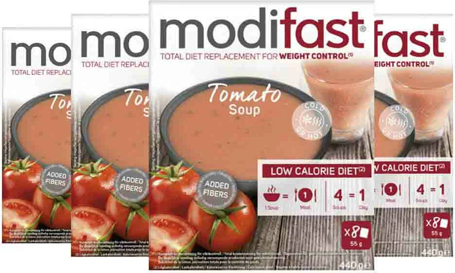 4x Modifast Weight Control Soep Tomaat 440 gr