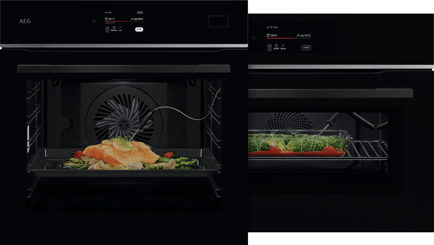 AEG TB8SB73ZAB SteamPro + AEG TK8NK72WB MealAssist CombiQuick