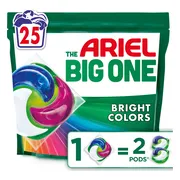 Ariel 3in1 Wasmiddel Pods The Big One Color 25 stuks