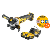 DeWalt DCG405NT-XJ 5,0 Ah Accu (2x) Compleet Pakket