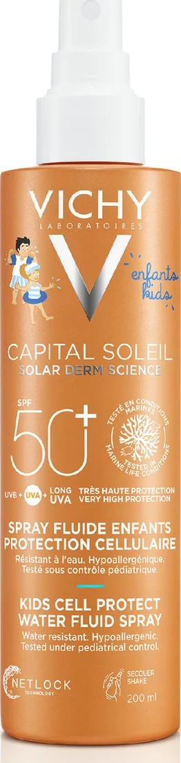 Vichy Capital Soleil Cell Protect Fluïde Spray Kids SPF50+ 200ML