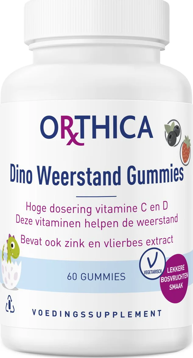 Orthica Dino Weerstand Gummies 60 stuks
