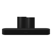 Sonos Beam Gen2 Zwart + 2x Era 100 Zwart