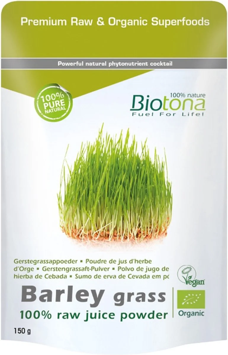 Biotona Barley Gerstegras Raw 150GR