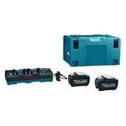 Makita Accu Starterset XGT DC40RB 2xBL4050F in Mbox - 191U13-9