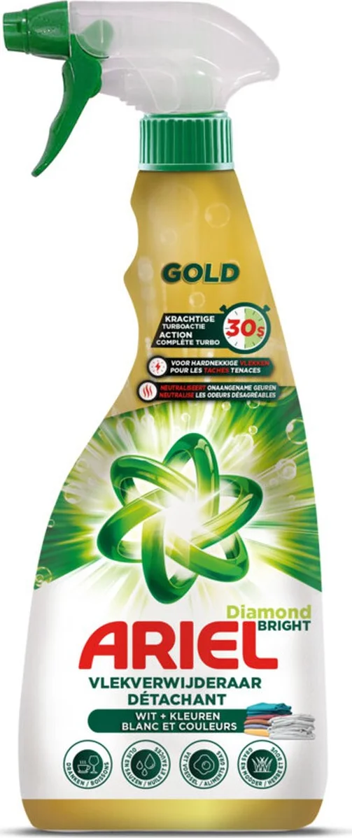8x Ariel Vlekkenverwijderaar Gold Spray 750 ml