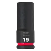 Milwaukee ShockWave™ Krachtdop 1/2" | lang | 19mm - 4932480337