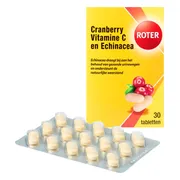2x Roter Cranberry Vitamine C en Echinacea 30 tabletten