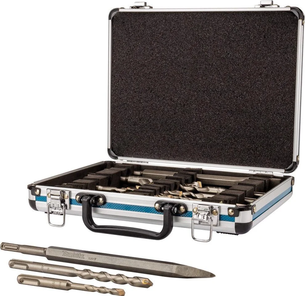 Makita D-42400 Boor-/Beitelset SDS-Plus in koffer - 13-delig