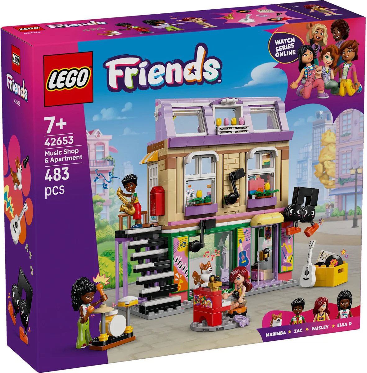 LEGO Friends Muziekwinkel en Appartement 42653