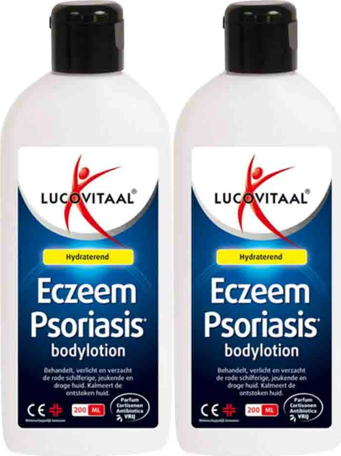 2x Lucovitaal Eczeem Psoriasis Bodylotion 200 ml