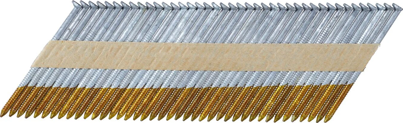 DeWALT DNPT28R63HDZ 33º Papiergebonden Spijkers 2.8x63mm Thermisch verzinkt / Geringd VE=1200