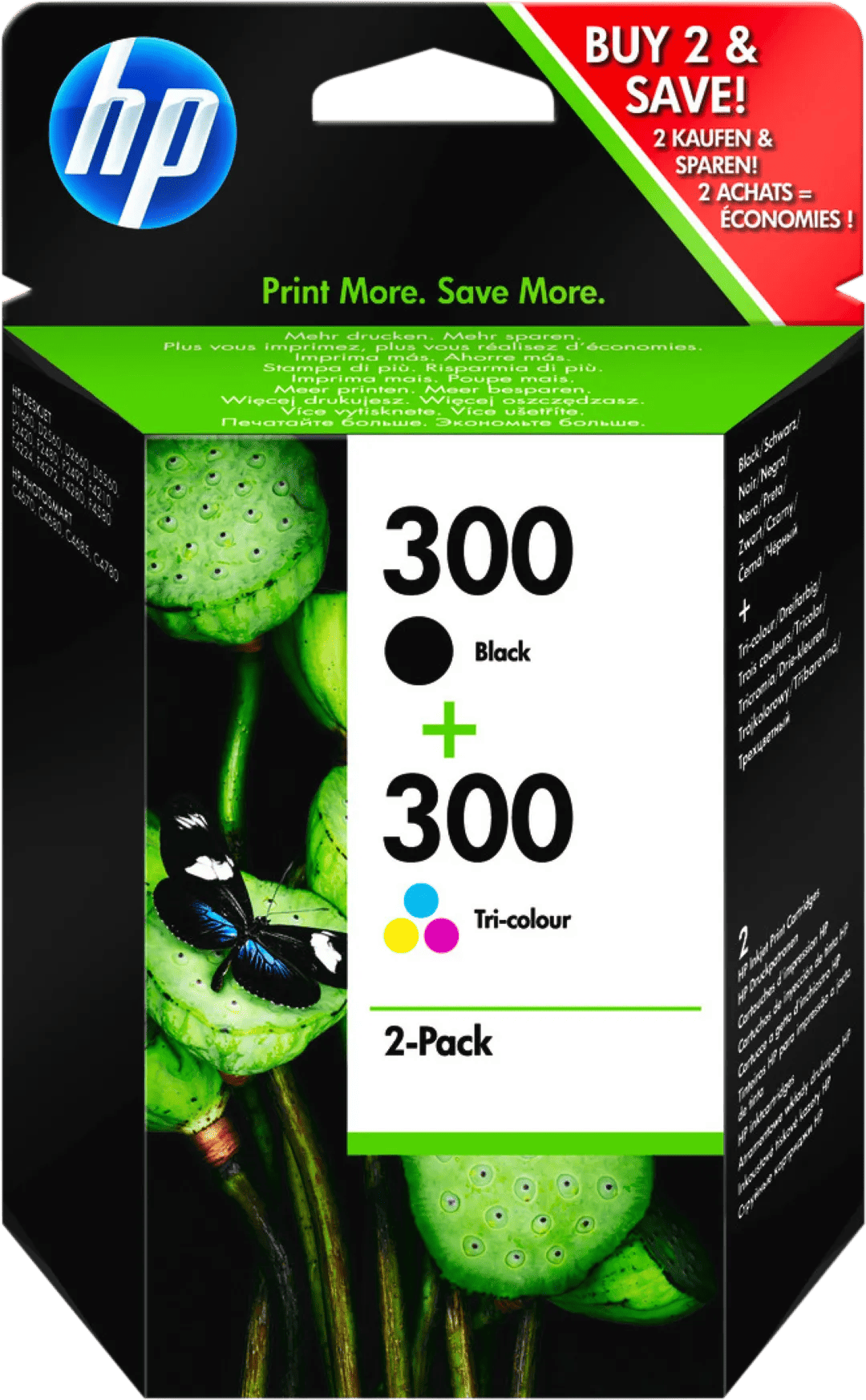 HP 300 Cartridges Combo Pack