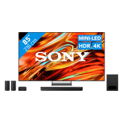 Sony Bravia 7 II True RGB 85" (2026) + Sony Bravia Theatre System 6 Zwart