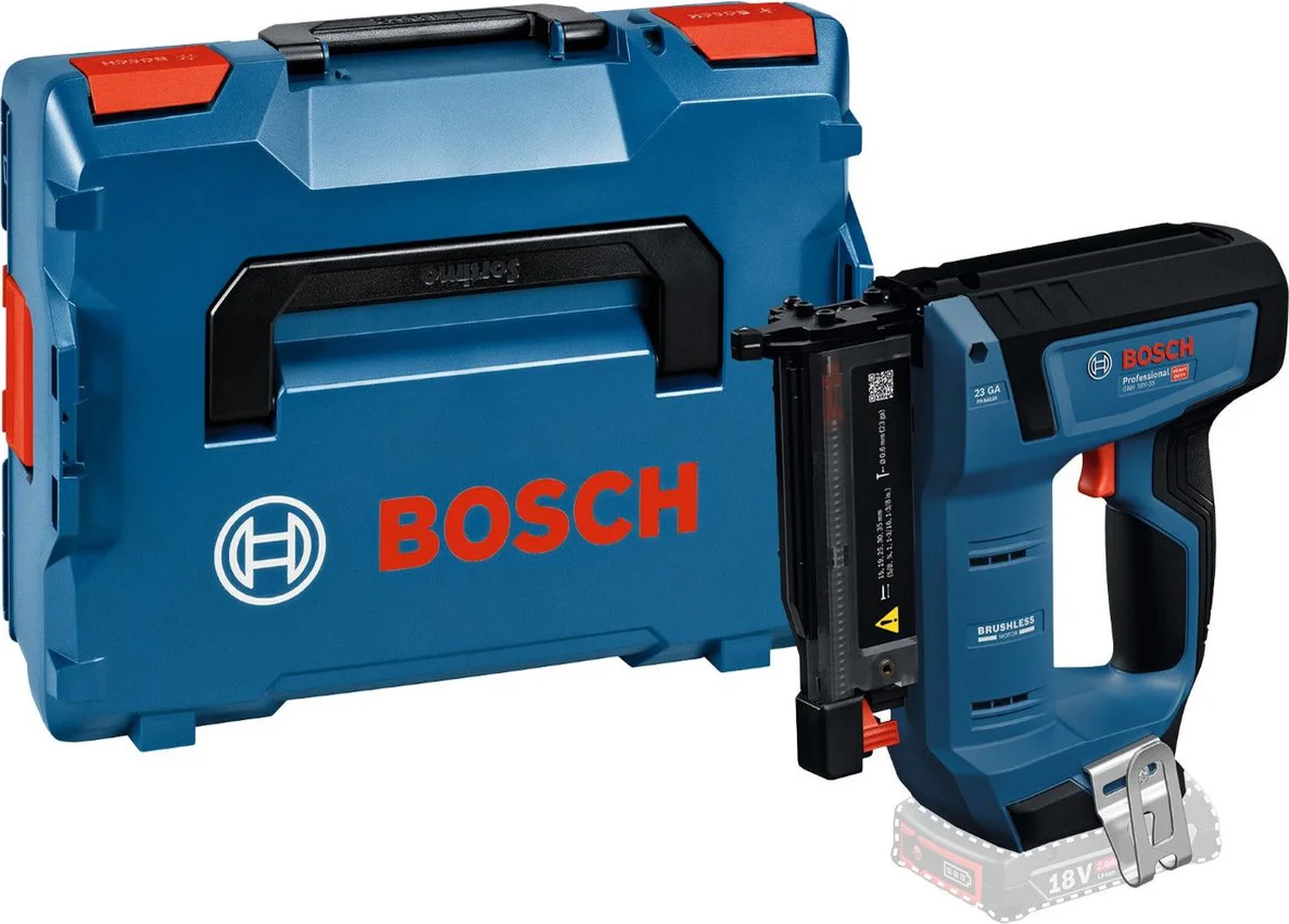 Bosch Professional GNH 18V-35 Accu pin tacker 23Ga 18V Basic Body in L-Boxx - 0601482701