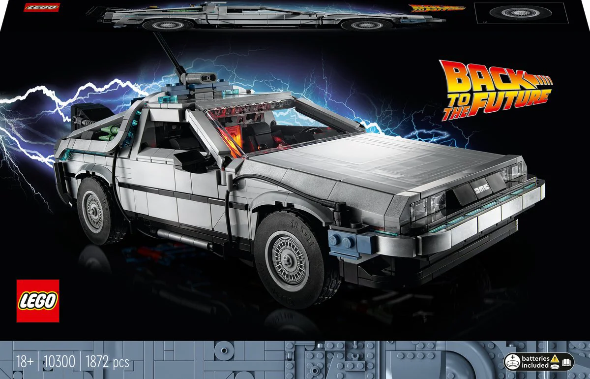 LEGO Icons Back to the Future tijdmachine 10300