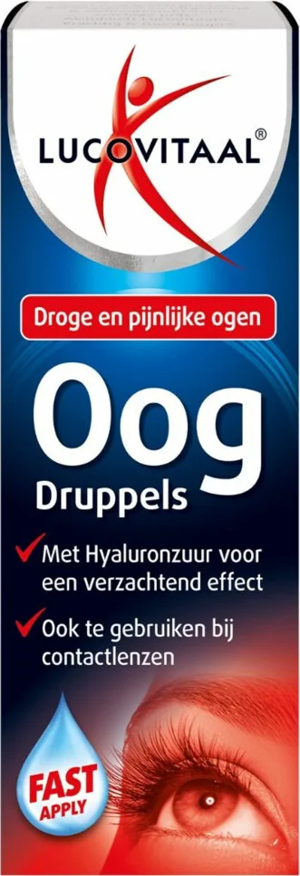 3x Lucovitaal Oogdruppels Droge en Pijnlijke Ogen 10 ml