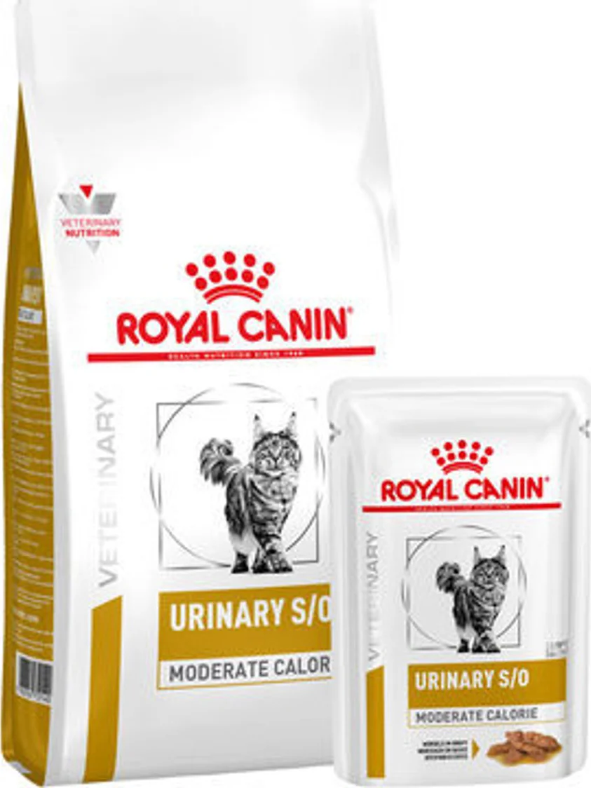 Royal Canin Urinary S/O Moderate Calorie kat Combi - 3,5 kg + 12 x 85 g
