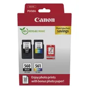 Canon PG-560/CL-561 Cartridge + Fotopapier