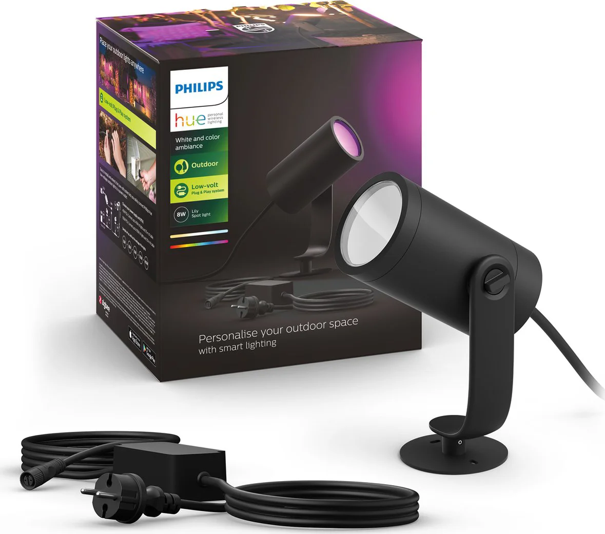 Philips Hue Lily Starter Pack White and Color prikspot  1-pack