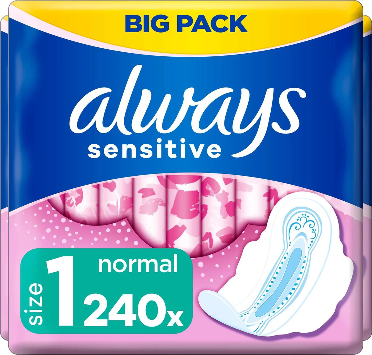 10x Always Maandverband Normal 24 stuks