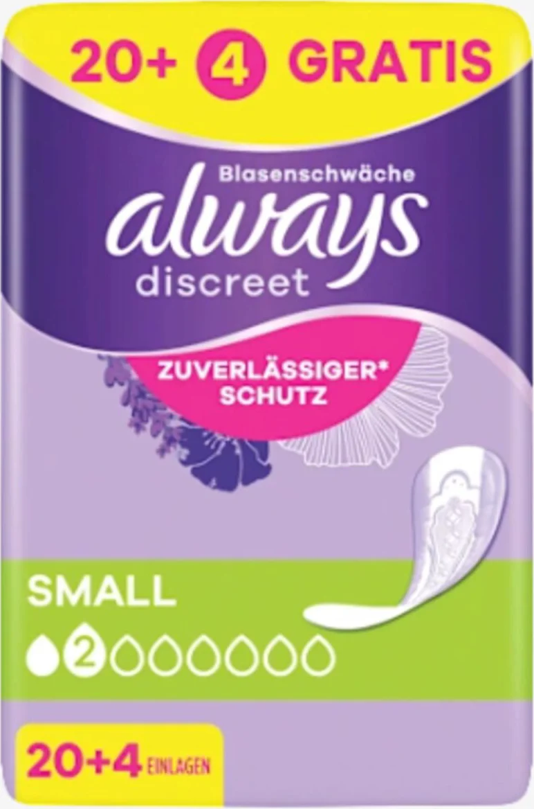 8x Always Inlegkruisje Small 24 stuks