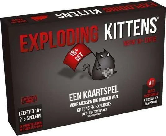 Exploding Kittens NSFW - Kaartspel voor Volwassenen - Partyspel